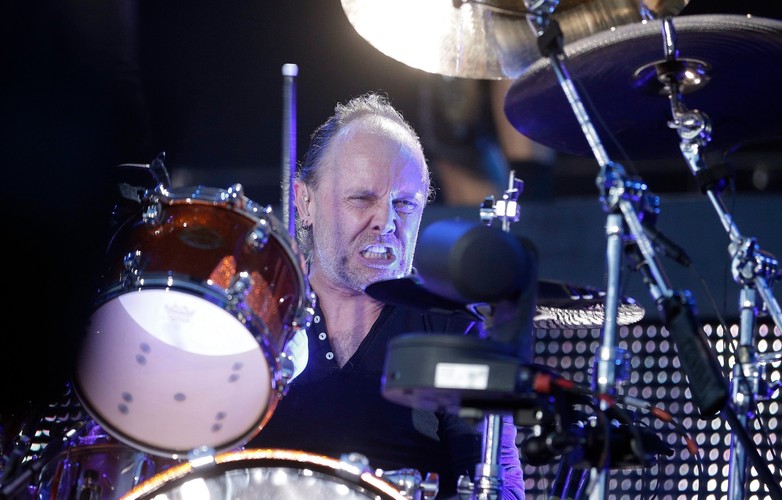 Lars Ulrich i Metallica podczas koncertu w Wiedniu (9 lipca 2014)