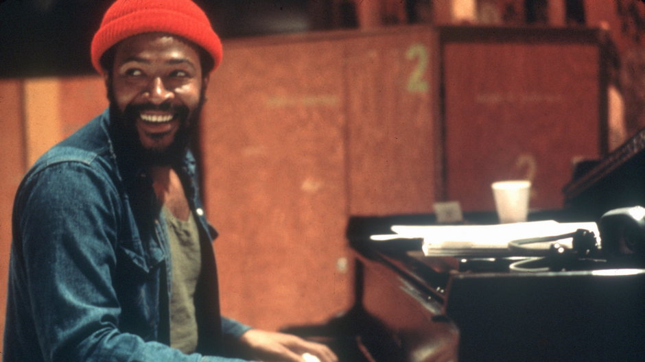 Marvin Gaye w Golden West Studios, 1973 r.