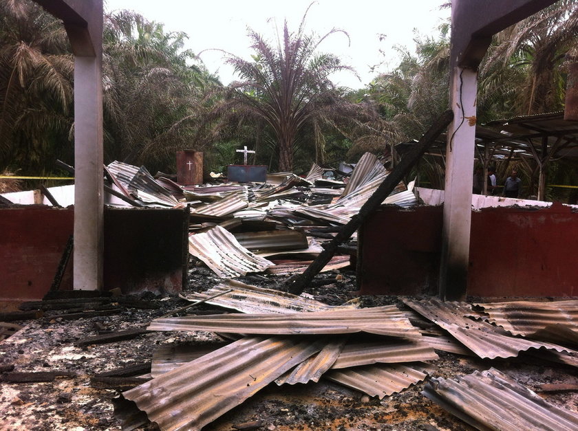 Zaledwie tydzień temu muzułmańscy fundamentaliści podpalili chrześcijański kampus