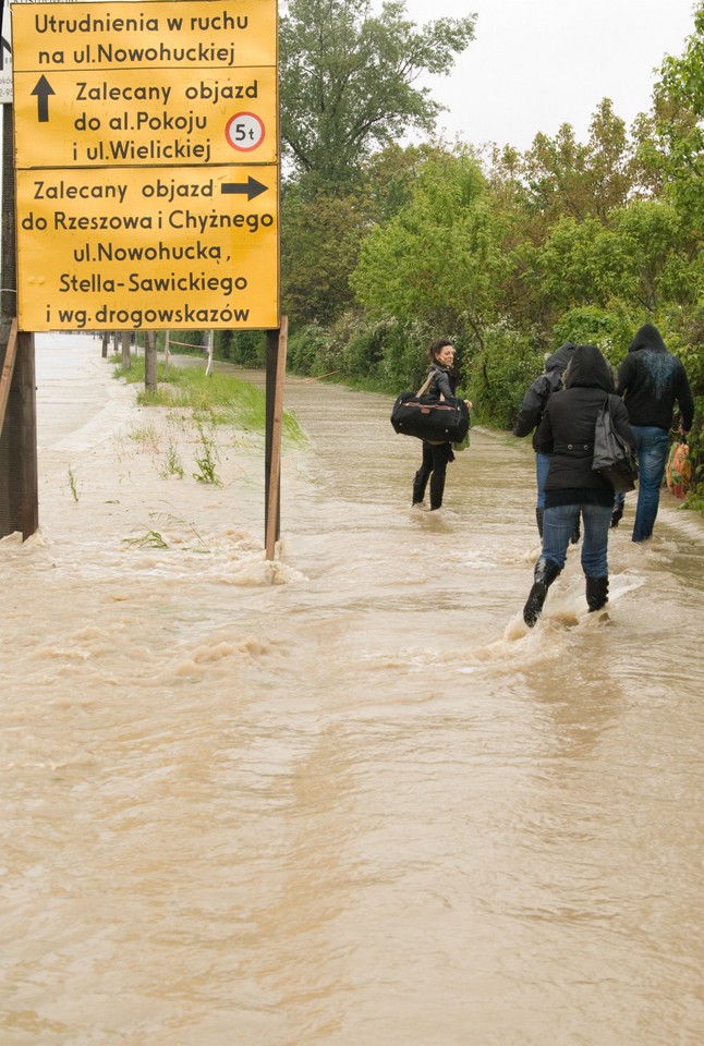 Kraków, zdjęcia z rejonu Saska-Nowohucka i most Wandy