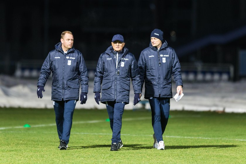 Lech Poznan - trening pierwszego zespolu