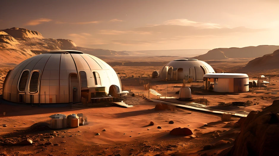 Umetnička vizija kolonije na Marsu