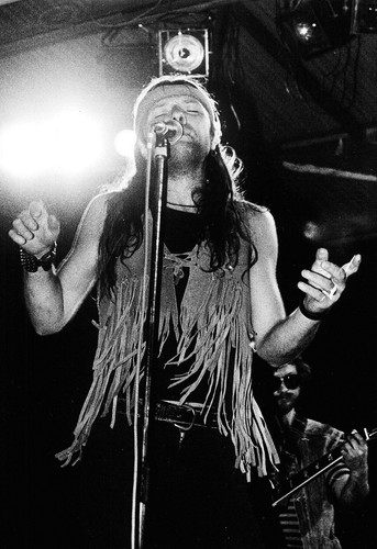 Jarocin na archiwalnych zdjęciach: 1987, Ryszard Riedel z zespołem Dżem