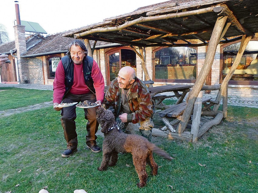 Slobodan Simić i Jovica Đurić sa tartufima