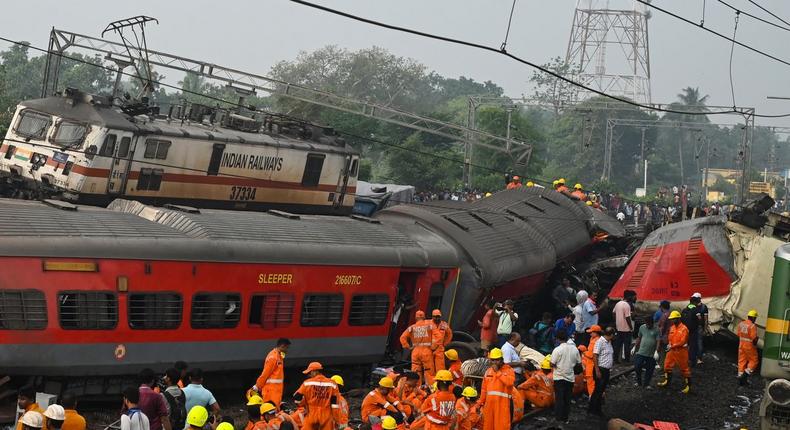 Inde un accident ferroviaire fait 288 morts !