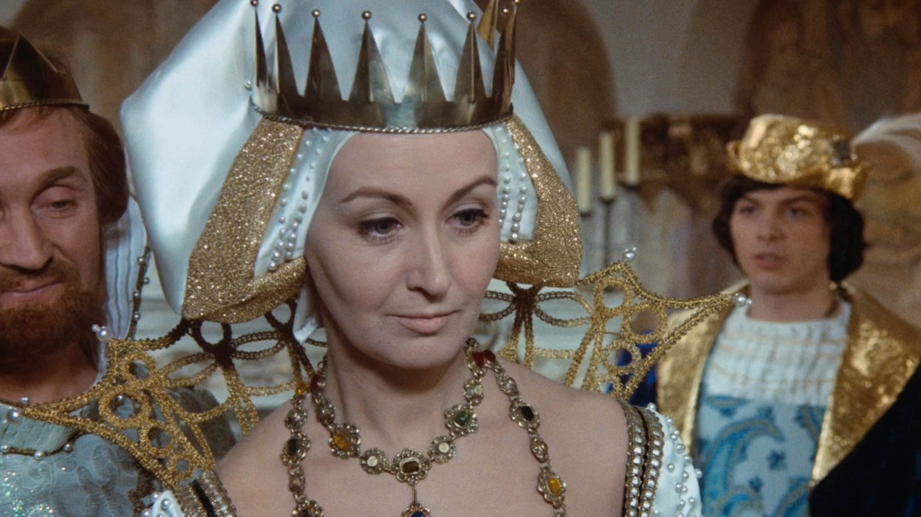 Záber z rozprávky Tri oriešky pre Popolušku, rok 1973