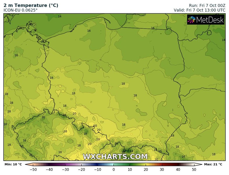 Na południu temperatura przekroczy dziś 20 st. C