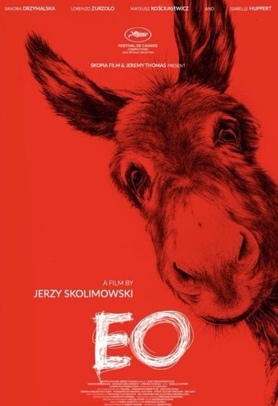 "EO" - plakat najnowszego filmu Jerzego Skolimowskiego