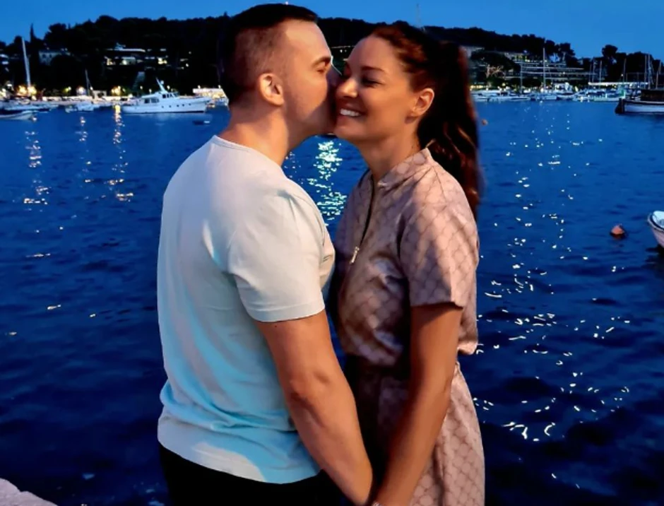 Sanja Kužet sa mužem