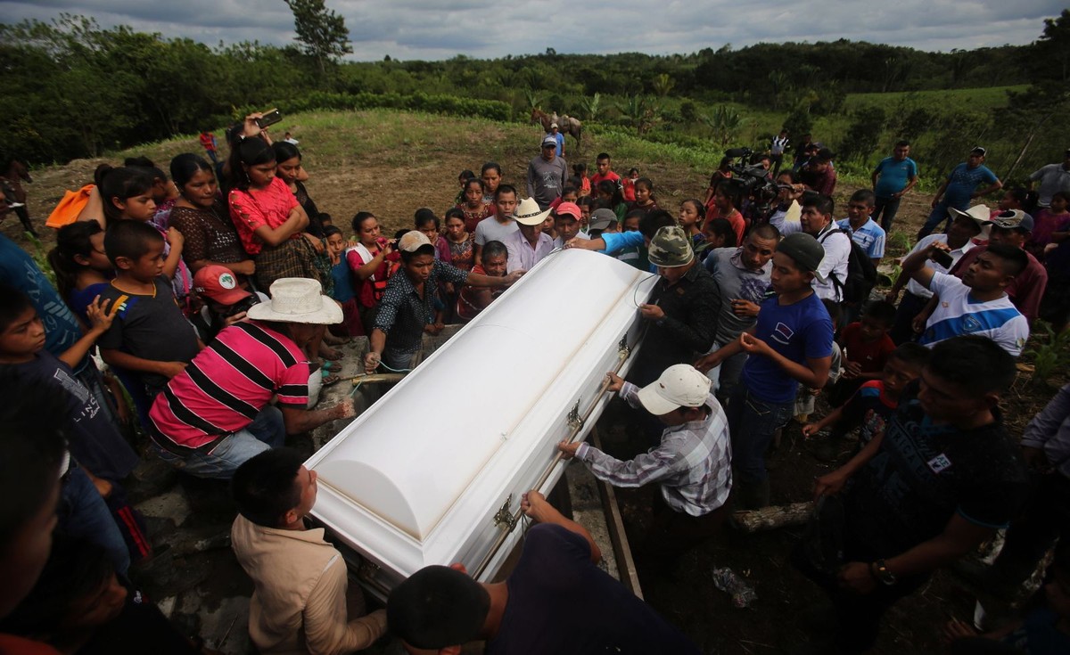 Pogrzeb Jakekin Caal w Gwatemali