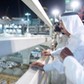 Saudi King Salman visits the Grand Mosque following crane accident 