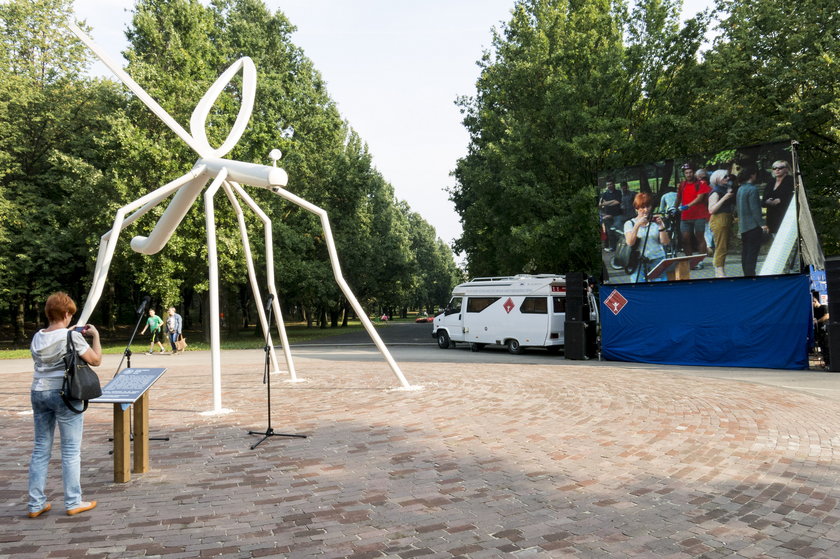 Chorzów. Park Śląski. Instalacja „Dron”