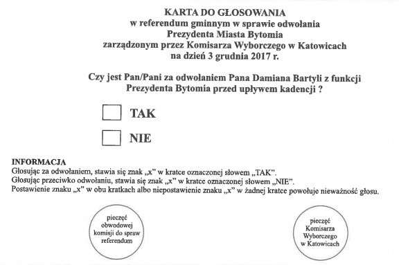 Karta do głosowania