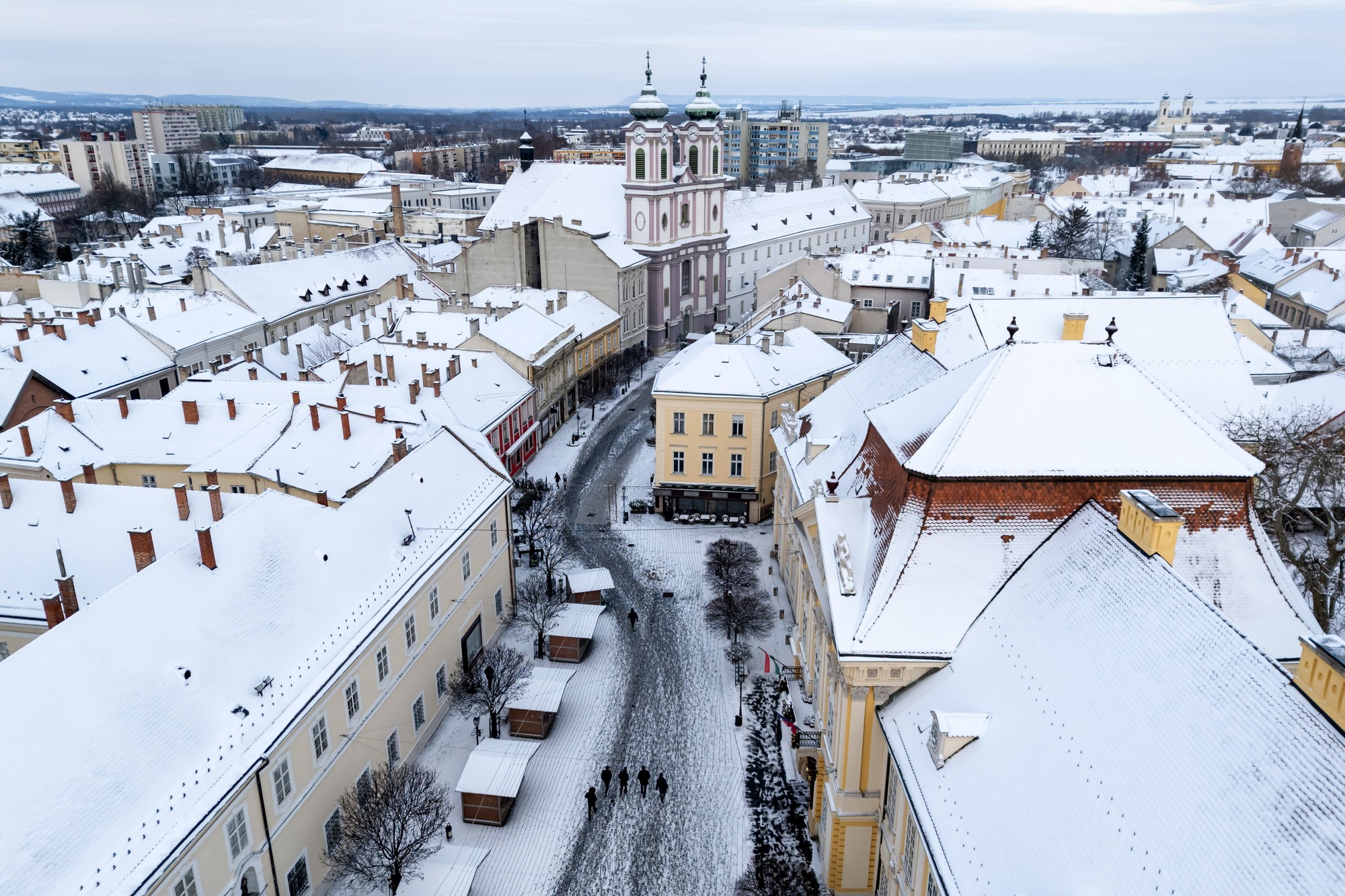 Maďarsko čelí najintenzívnejšiemu sneženiu uplynulého desaťročia.