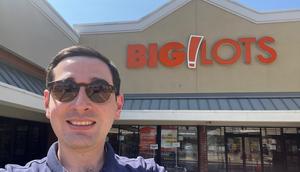 The reporter outside of a Big Lots store in Maryland.Alex Bitter/Business Insider