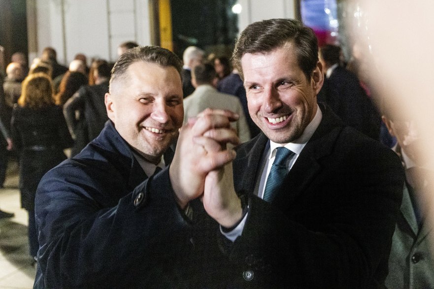Przemysław Czarnek i Tobiasz Bocheński