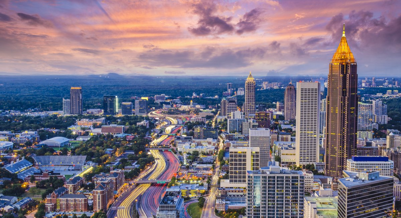 The median home price in Atlanta, Georgia, is $238,100.
