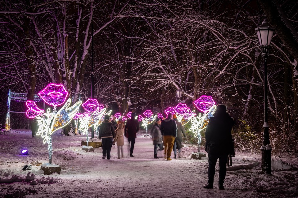 Iluminacje Multidekor Park Miliona Świateł Łódź