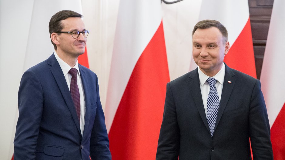 Premier Morawiecki / Prezydent Duda