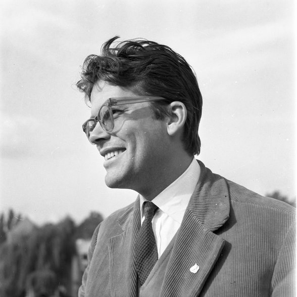 Sopot 09.1960. Aktor Zbigniew Cybulski
