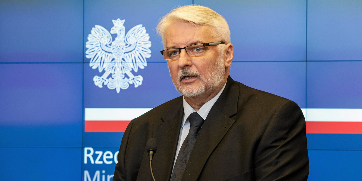 Witold Waszczykowski, szef polskiego MSZ