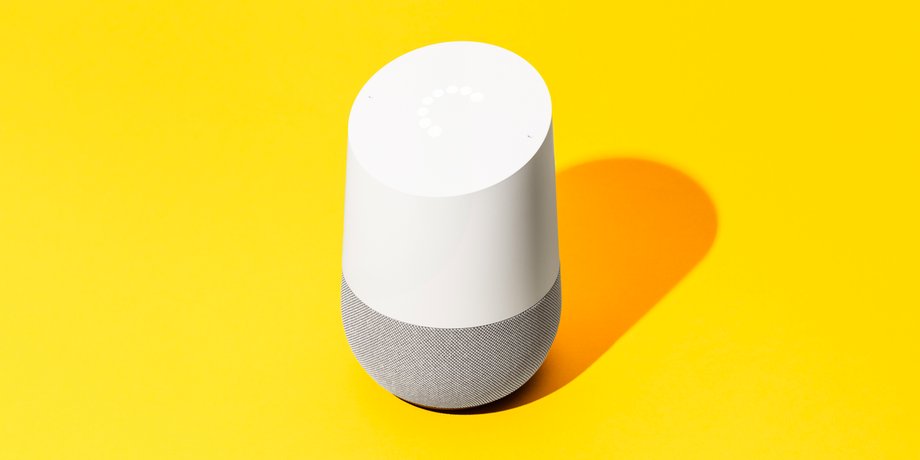 The Google Home speaker.