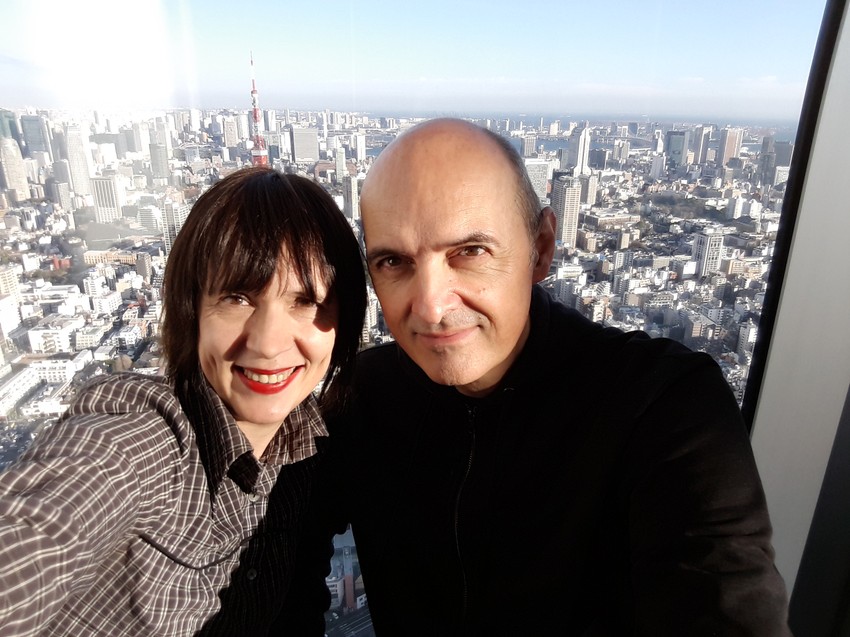 Ljiljana Maletin Vojvodić i Dragan Vojvodić u Tokiju