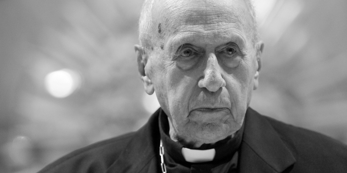 Kardynał Roger Etchegaray - zdjęcie z 2014 r.