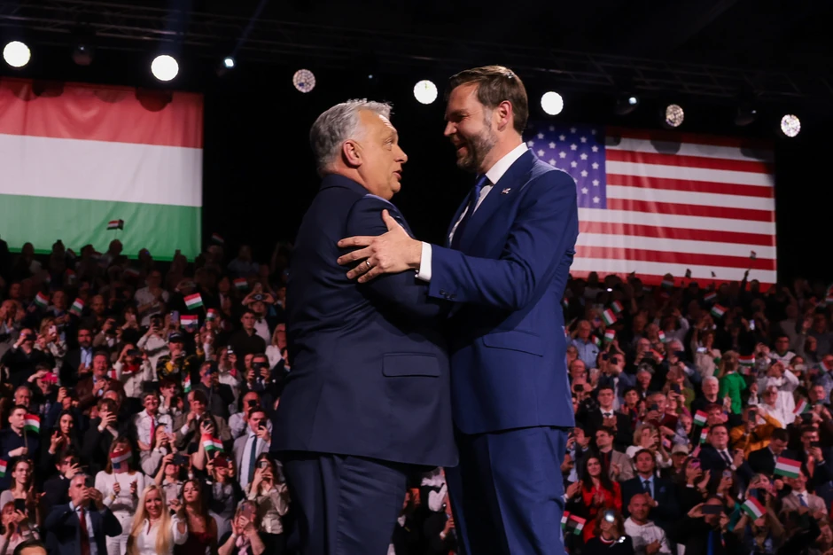 Viktor Orban i Džej Di Vens u Budimpešti 7. aprila
