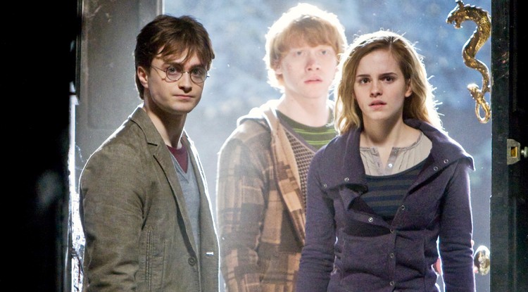 Harry Potter, Hermione és Ron.