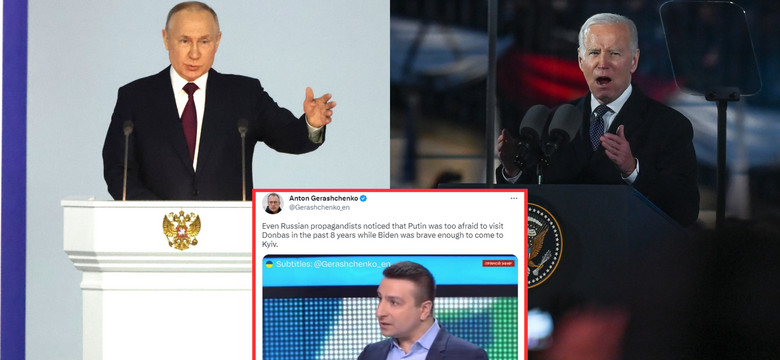 Ekspert prokremlowskiej telewizji porównał Putina z Bidenem. Mówi o "sygnale dla Rosji"