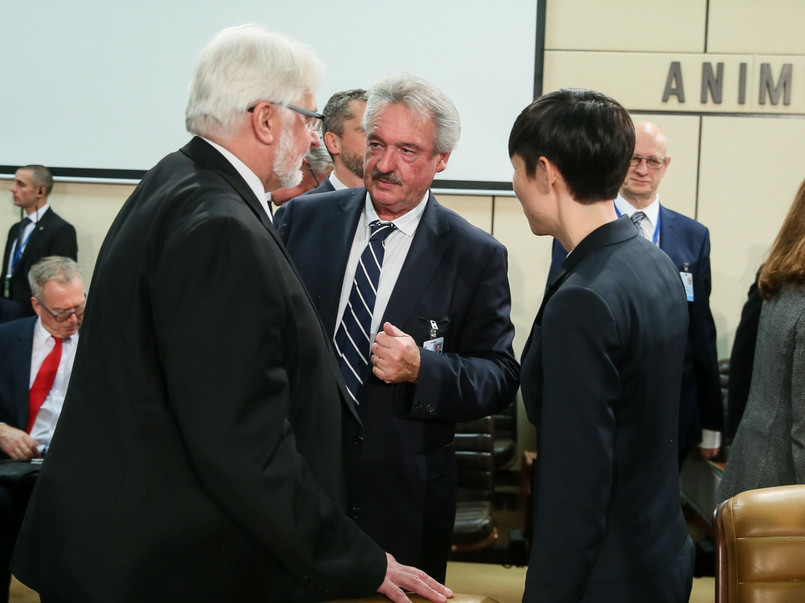 Witold Waszczykowski w Brukseli z szefem MSZ Luksemburga Jeanem Asselbornem i norweską minister Ine Marie Eriksen Soreide