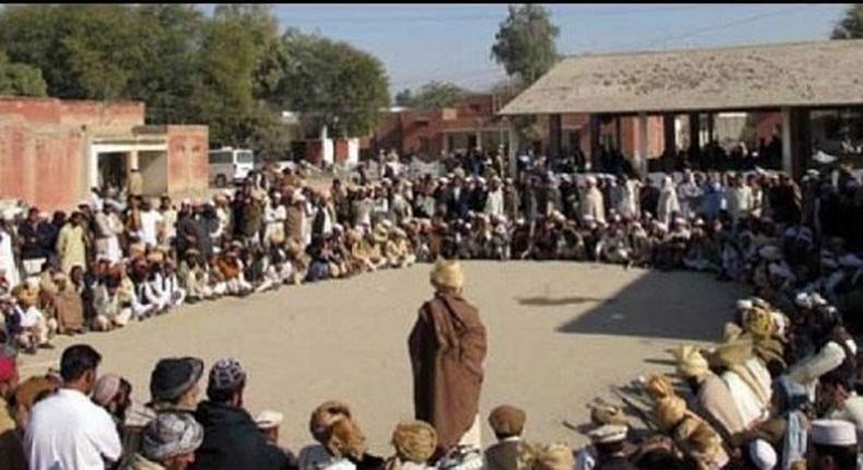 A Pakistani Jirga Court sitting