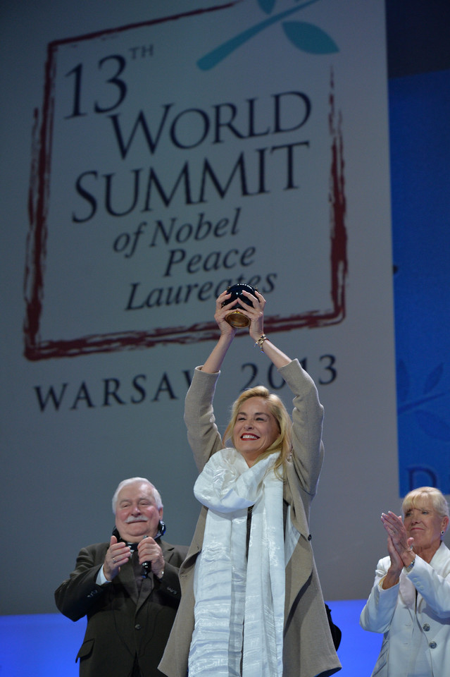 Nagroda pokoju dla Sharon Stone