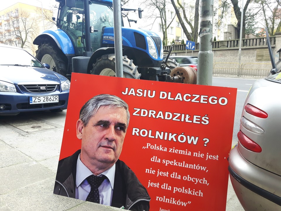 Protest rolników w Szczecinie