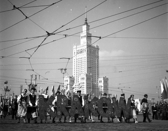 Centralne Dożynki w Warszawie w 1958 r.
