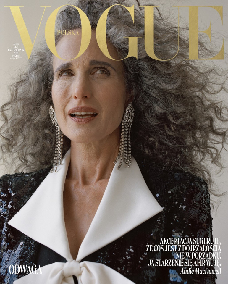 "Vogue Polska" z trzema wyjątkowymi bohaterkami: Andie MacDowell