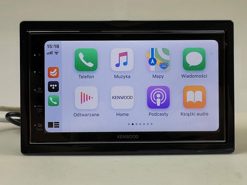 Kenwood DMX7018DABS menu CarPlay