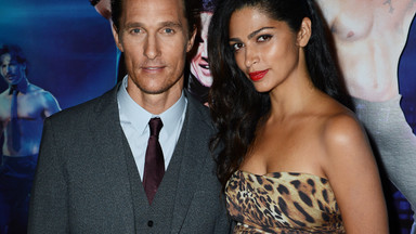 Matthew McConaughey i Camila Alves na premierze w Londynie