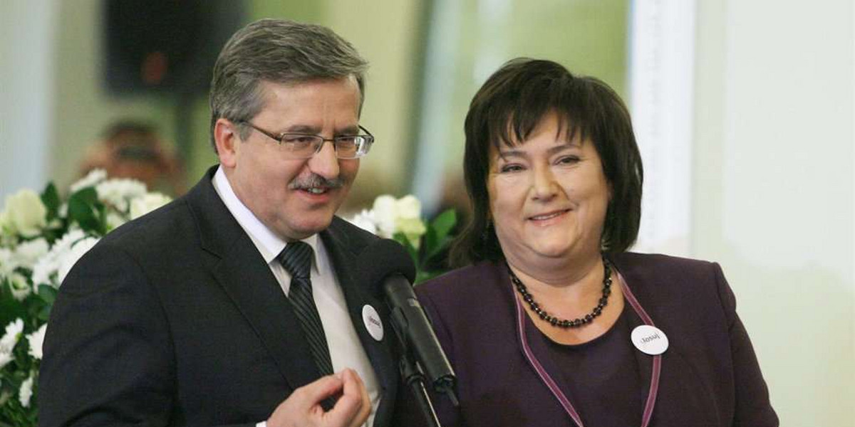 Komorowski zabrał pierwszą damę w walentynki do...