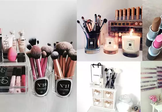 Voilà! 10 kreatywnych sposobów na przechowywanie kosmetyków i akcesoriów do makijażu