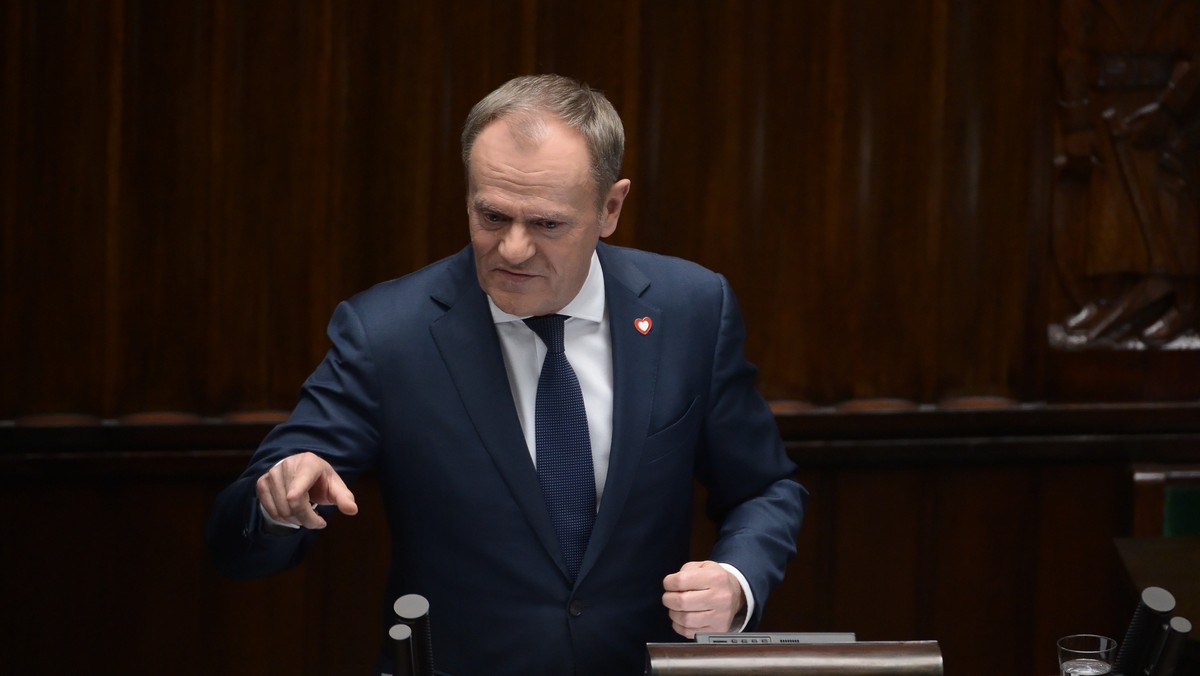 Premier Donald Tusk wygłasza exposé