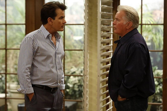 Martin Sheen i Charlie Sheen 