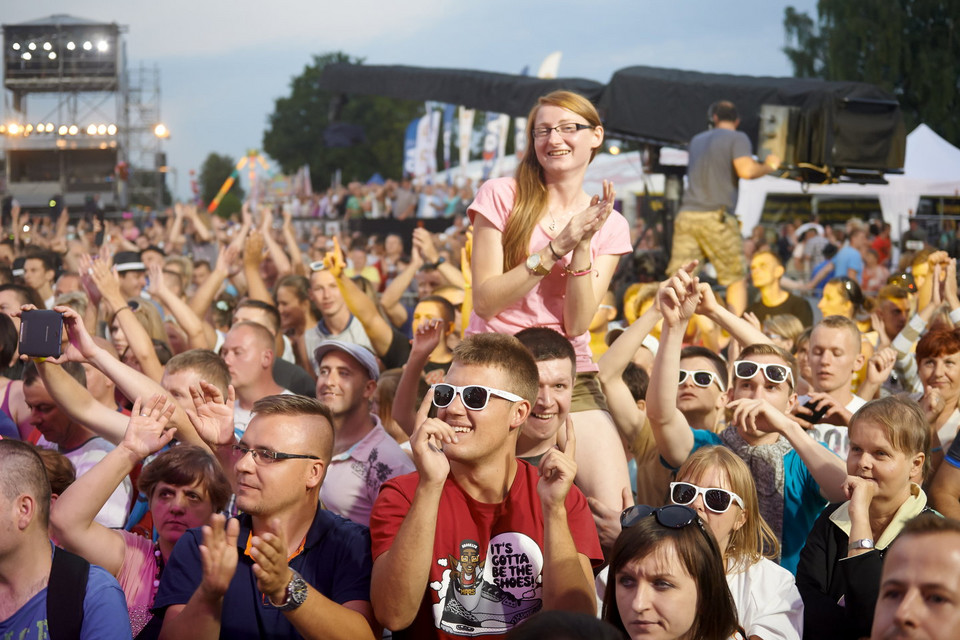 20. Ogólnopolski Festiwal Muzyki Tanecznej w Ostródzie: publiczność pierwszego dnia imprezy