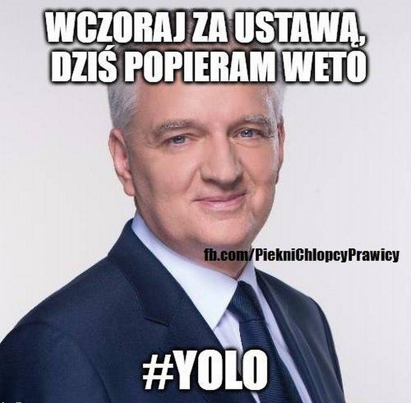 Memy po podwójnym wecie prezydenta Andrzeja Dudy