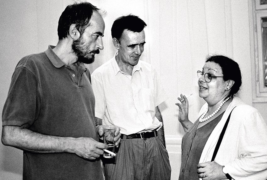 Sa Stojanom Cerovićem i Sonjom Liht