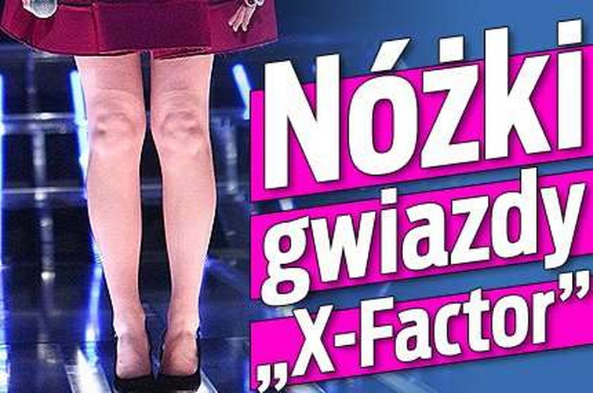 Nóżki gwiazdy "X-Factor"