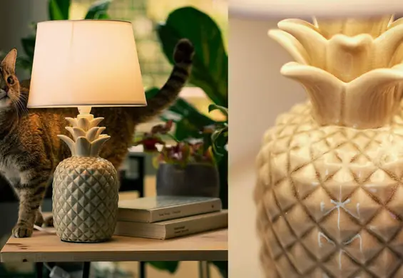 Lampa-ananas to wciąż wnętrzarski bestseller. Wersja z Biedronki wygląda designersko, a jest tania