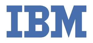 Logo IBM w latach 1956-1972. fot. Wikimedia Commons.