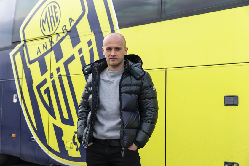 Pilka nozna. Super Lig. MKE Ankaragucu. Michal Pazdan. 30.01.2019